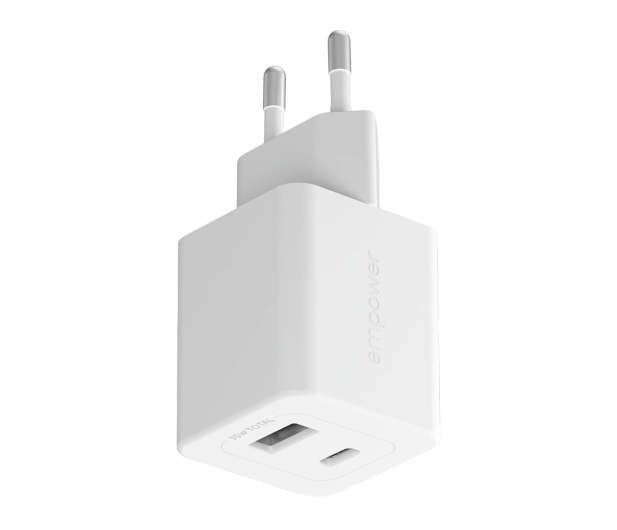 PanzerGlass empower Turbo 35W USB-C + USB-A Silver White - 1546799 - zdjęcie 2